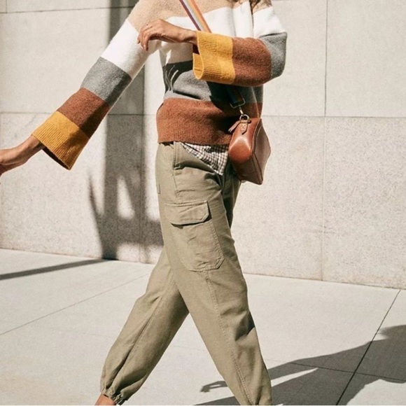 Madewell High-Rise Cargo
Fatigue Pants Army Green Size 24 - Picture 3 of 8